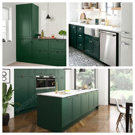 yeşil mutfak dolabı modelleri